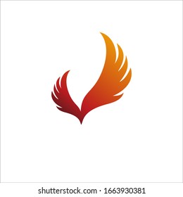 Wings Or Phoenix Logo Vector