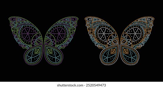 Wings Rhinestone Design, Rhinestone Design, Royalty-Free Images, Rhinestone Pattern, stone design, Rhinestone design for T-shirt