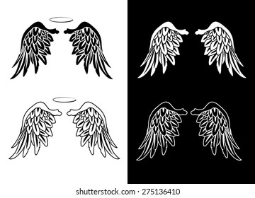 Wings Set Vector