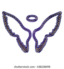 Wings sign illustration