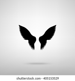 Wings sign. Vector illustration