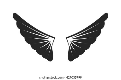Wings siilhouette design