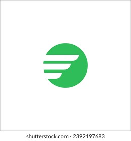 Wings simple logo, can be used as a logo