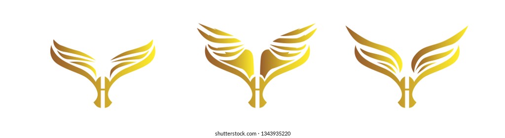 wings symbol, icon, logo, sign