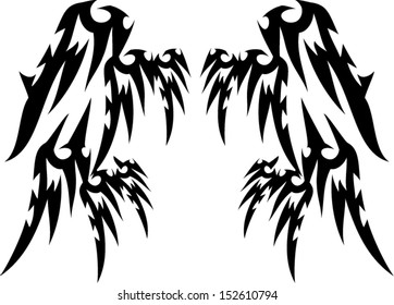 Wings for tattoo and design work.