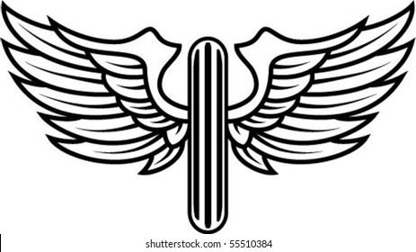 Wings and tire
