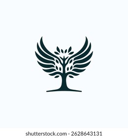 wings tree logo for sale.