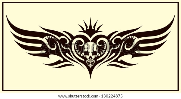 Wings Tribal\
Tattoo
