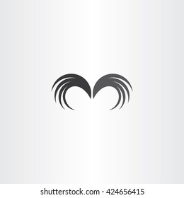 wings vector icon symbol element design