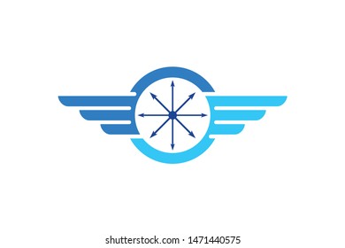 wings vector for icon, symbol or logo ready to use