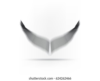 Wings Vector Illustration.