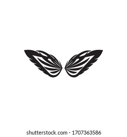 wings vector illustration design icon logo template