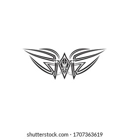 wings vector illustration design icon logo template