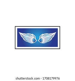 wings vector illustration design icon logo template