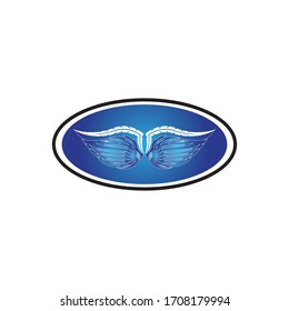 wings vector illustration design icon logo template