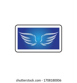 iconos de diseño de ilustración de vector alas plantilla de logotipo