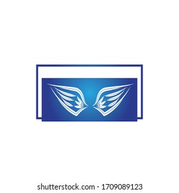 wings vector illustration design icon logo template