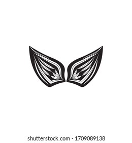 wings vector illustration design icon logo template