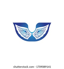 wings vector illustration design icon logo template