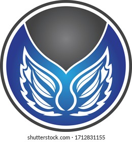 wings vector illustration design icon logo template