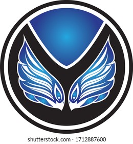 wings vector illustration design icon logo template