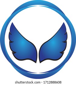 wings vector illustration design icon logo template