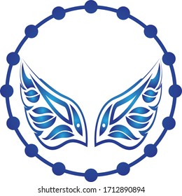 wings vector illustration design icon logo template
