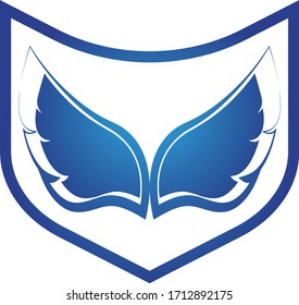 wings vector illustration design icon logo template