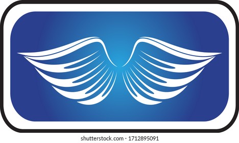 wings vector illustration design icon logo template