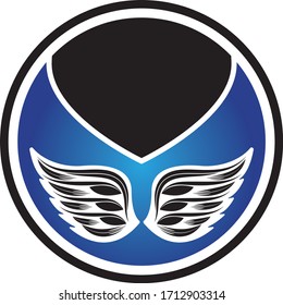wings vector illustration design icon logo template