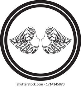 iconos de diseño de ilustración de vector alas plantilla de logotipo