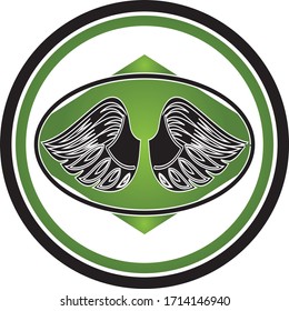 wings vector illustration design icon logo template