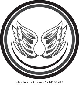 wings vector illustration design icon logo template