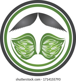 wings vector illustration design icon logo template