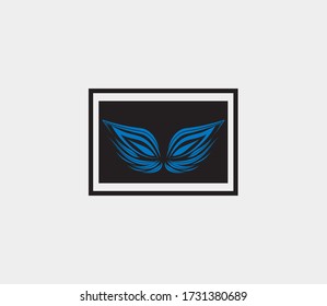 wings vector illustration design icon logo template