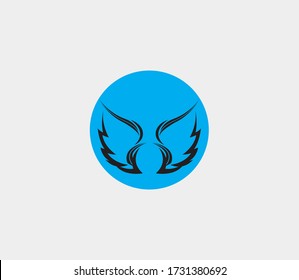wings vector illustration design icon logo template
