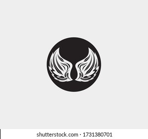 wings vector illustration design icon logo template