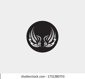 wings vector illustration design icon logo template