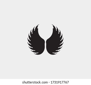 wings vector illustration design icon logo template