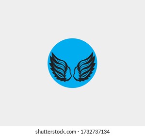 wings vector illustration design icon logo template