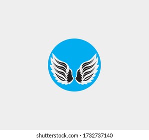 wings vector illustration design icon logo template