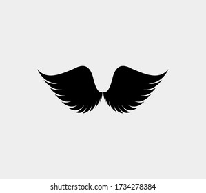 wings vector illustration design icon logo template