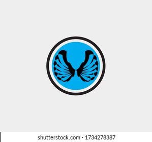 wings vector illustration design icon logo template