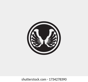 wings vector illustration design icon logo template