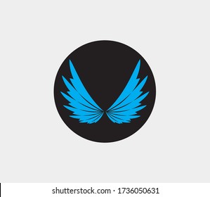 wings vector illustration design icon logo template