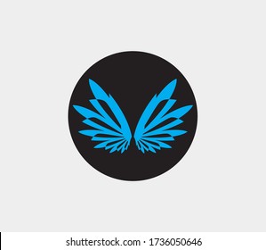 wings vector illustration design icon logo template