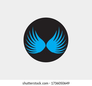 wings vector illustration design icon logo template