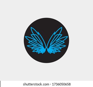 wings vector illustration design icon logo template