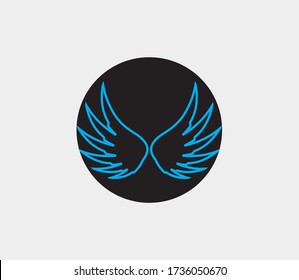 wings vector illustration design icon logo template