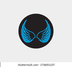 wings vector illustration design icon logo template